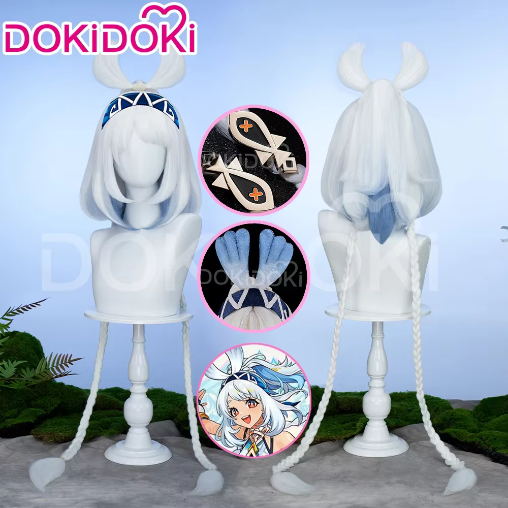 EN STOCK Mualani perruque jeu Genshin Impact Cosplay