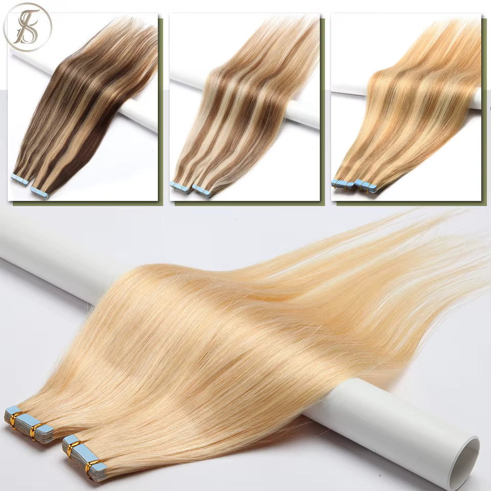 Extensions de Cheveux Humains à Ruban Adhésif