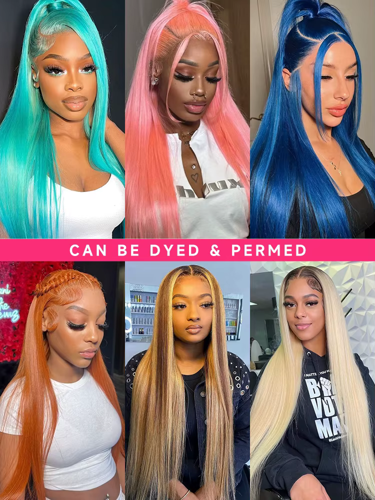 Perruque Lace Front Wig 360 Brésilienne Naturelle, Cheveux Humains, Couleur Blond Miel 613, 13x4, 13x6, 40 Pouces, en Solde