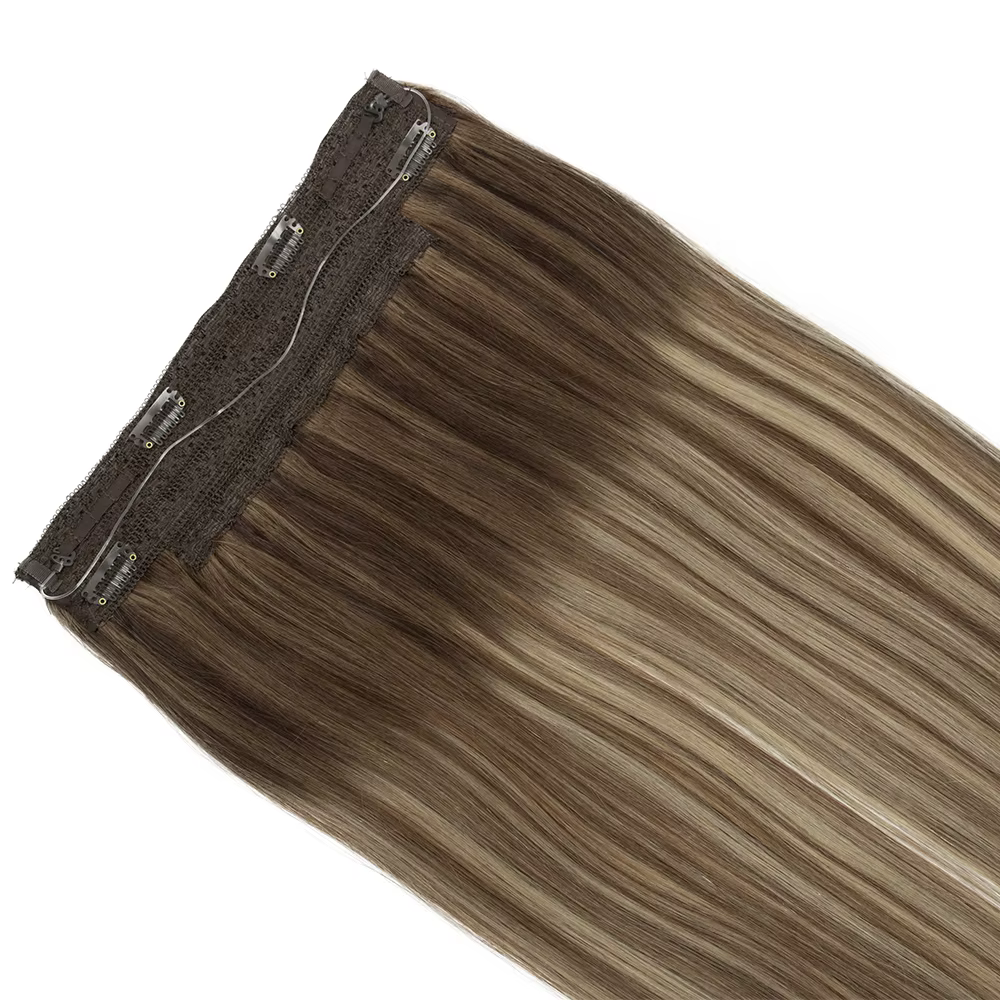 Extensions de cheveux Halo fil caché pince dans