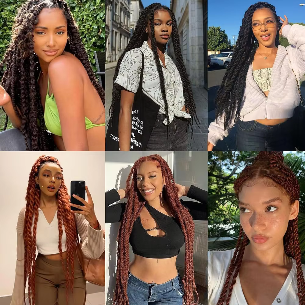 Cheveux synthétiques Marley 1B/27/613