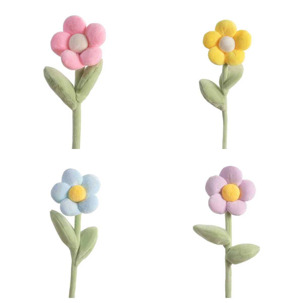 Magnifiques jouets en peluche tulipes et tournesols réalistes, doux et rembourrés, jouets floraux de jardin, jouets créatifs pour bouquets DIY, décoration douce pour chambre et fête