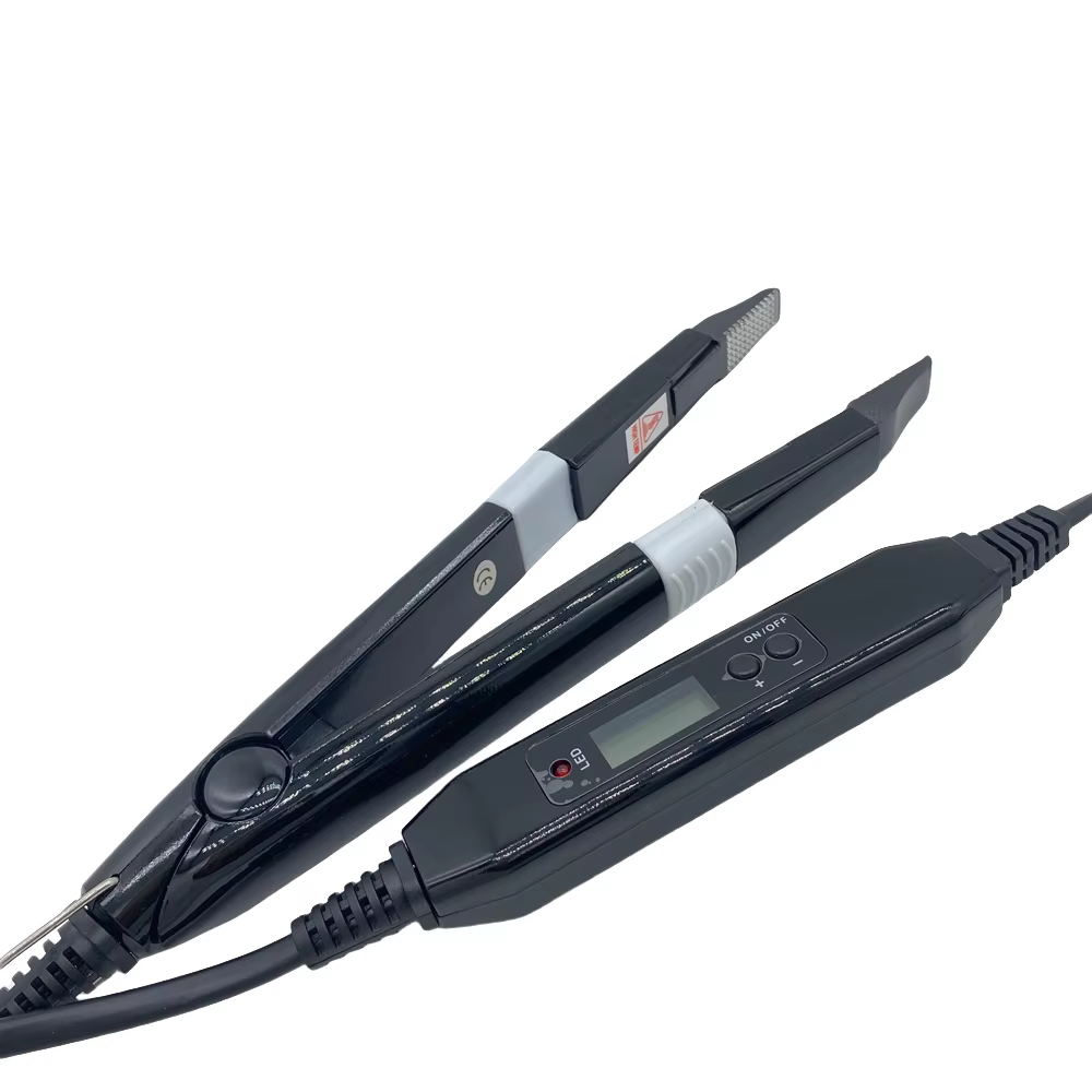 Outil d'extension capillaire V Light Technology pour les extensions à bandes adhésives
