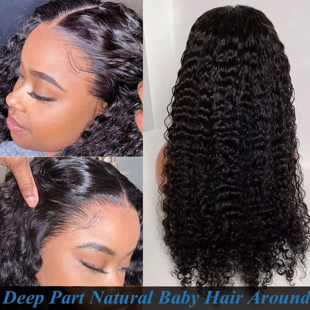 Perruques cheveux humains perruque livraison 3 jours france deep waves wig