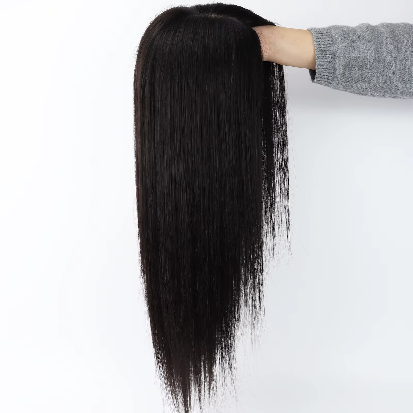 Perruque Full Lace Wig à Base de soie de 20 pouces pour femmes