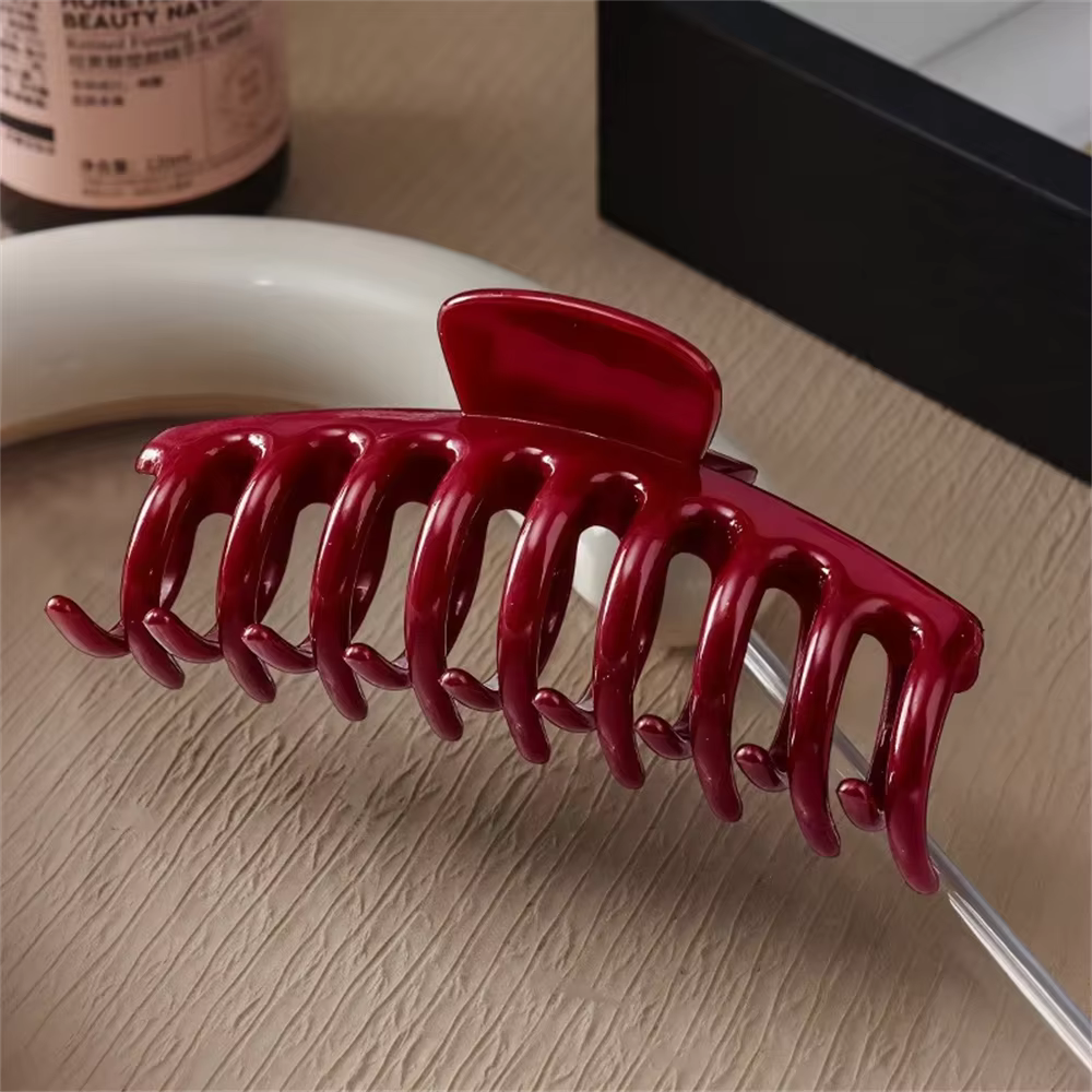 Nouvelle pince à cheveux en silicone 2025