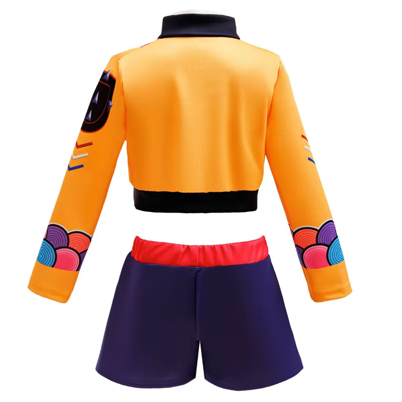 KPop Rumi Cosplay Costume perruque sac enfants filles Halloween carnaval bande dessinée-con fête jeu de rôle tenues