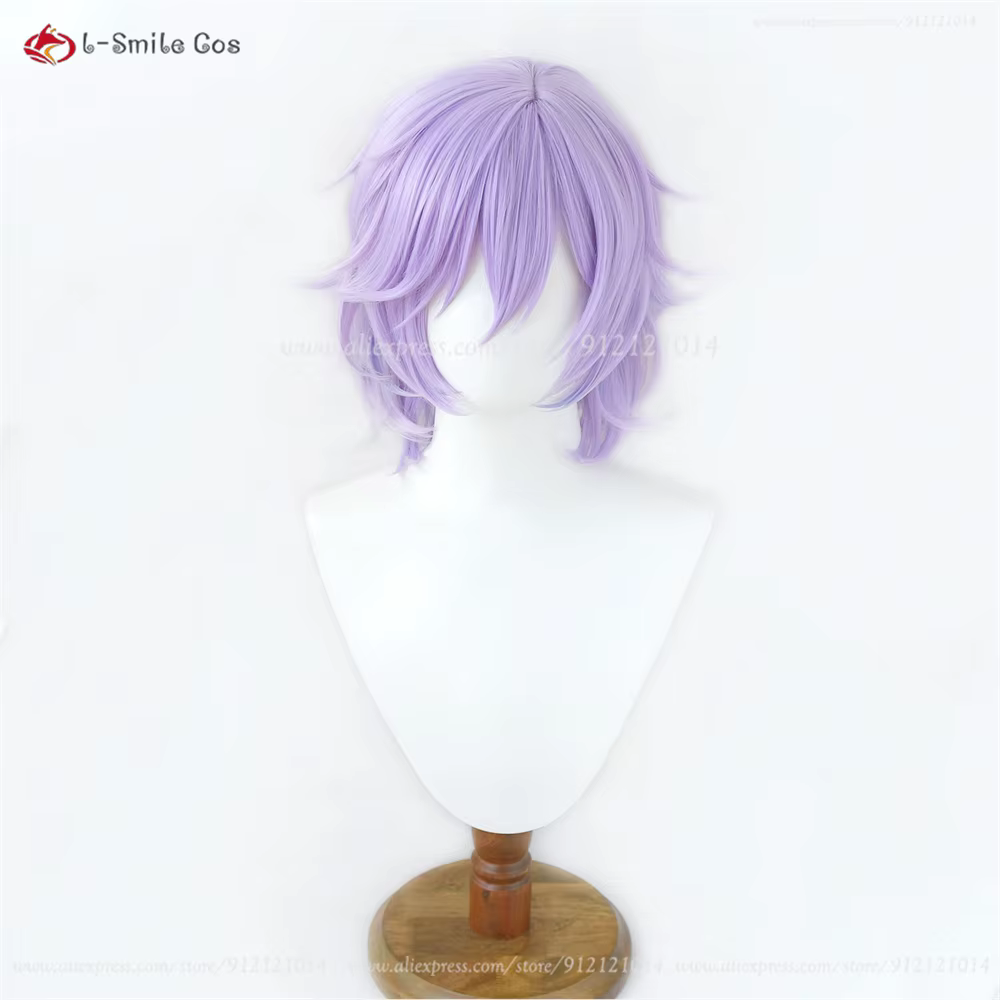 Epel Felmier Cosplay perruque violet dégradé Cruly perruques pour femmes