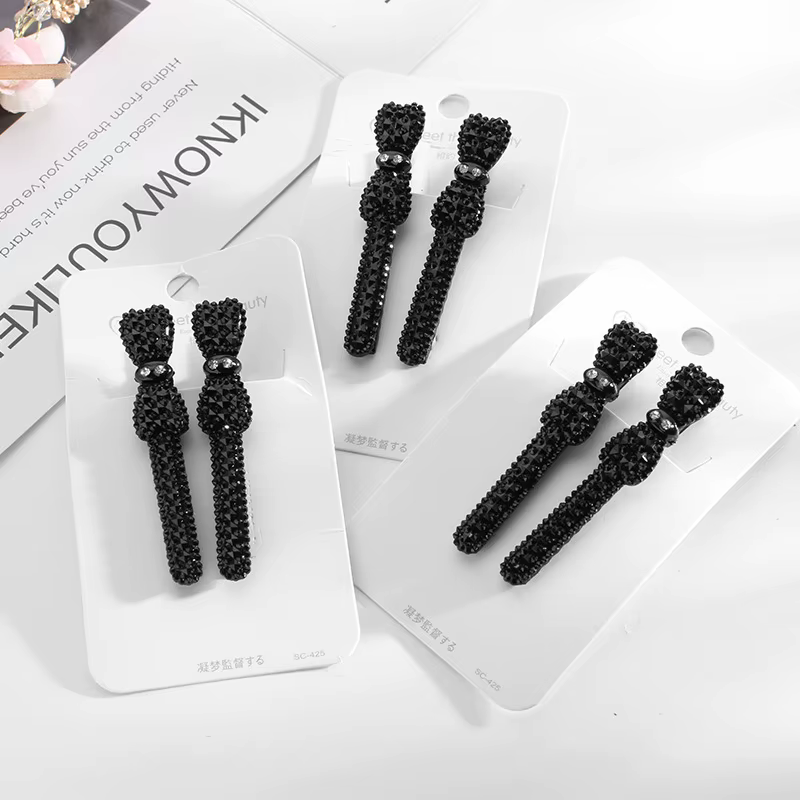 Épingles à cheveux en cristal Bling pour femmes et filles