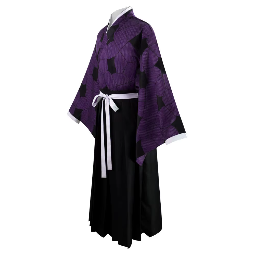 Perruque de Costume de Cosplay Demon Slayer Kokushibo