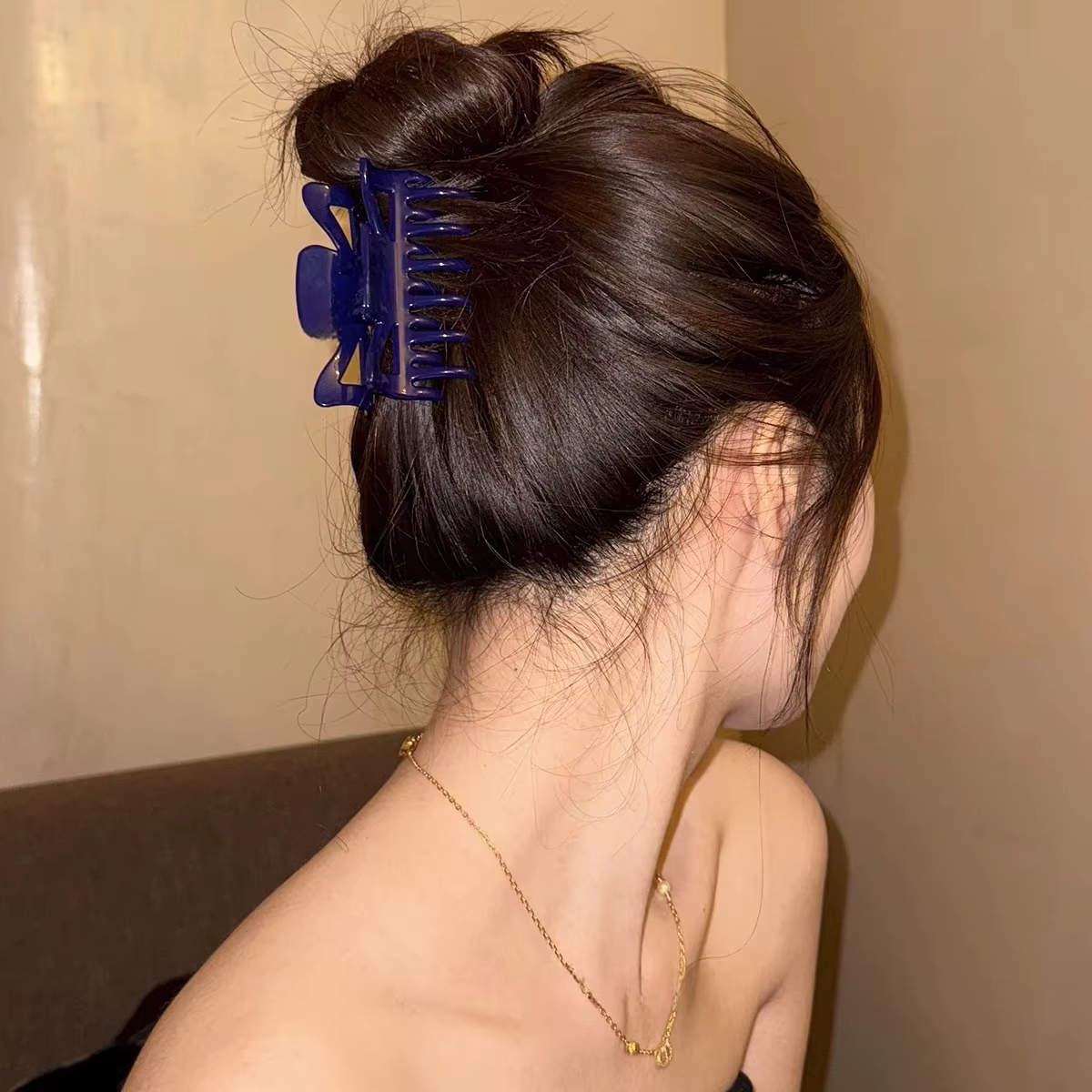 Pince à cheveux de style français classique pour femmes