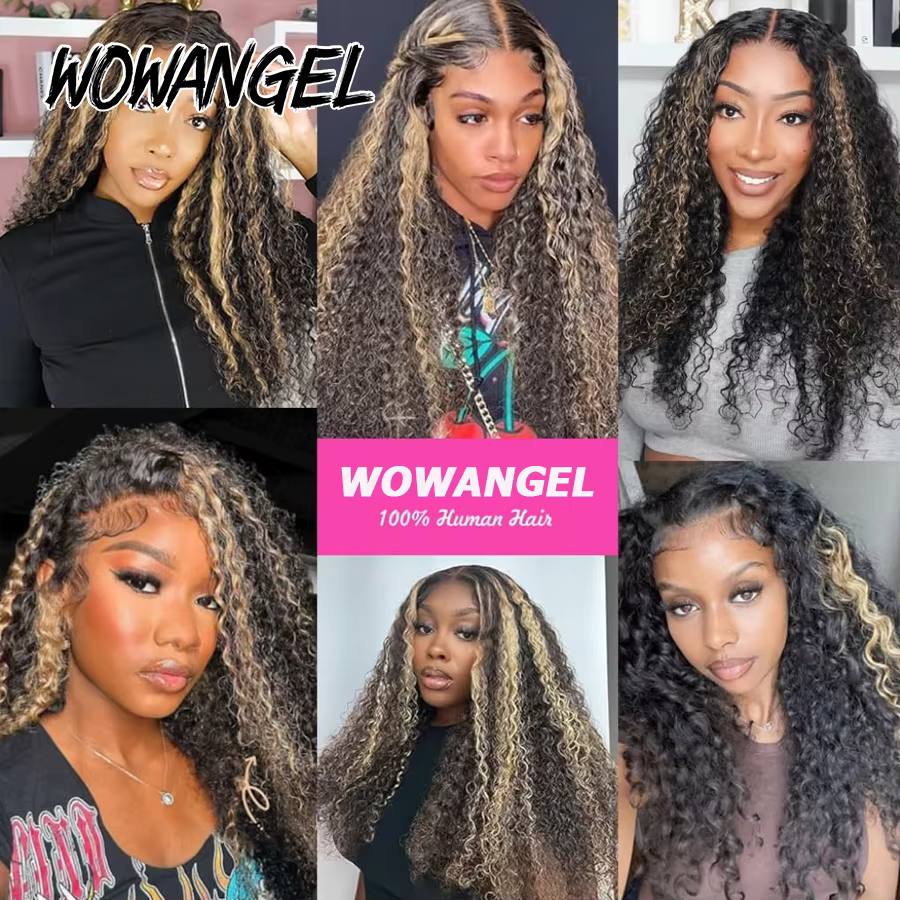 Perruque Lace Frontal Wig 100% naturelle bouclée