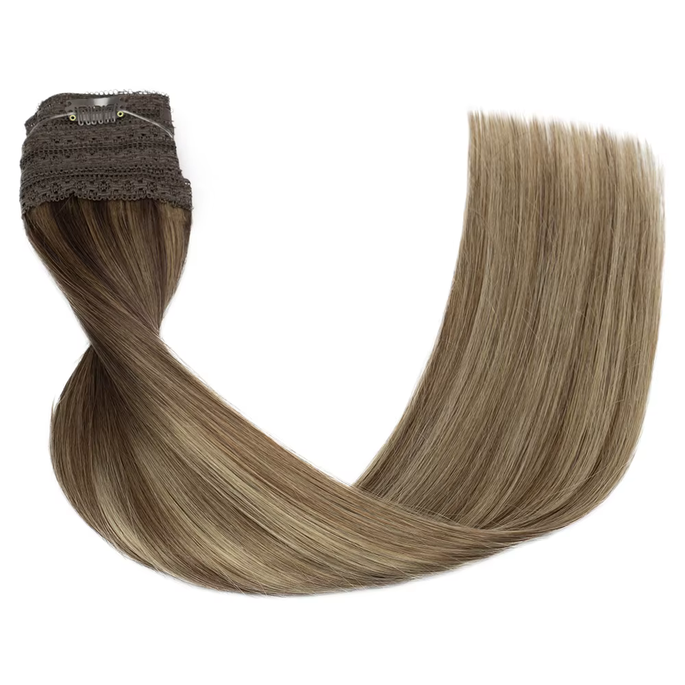 Extensions de cheveux Halo fil caché pince dans