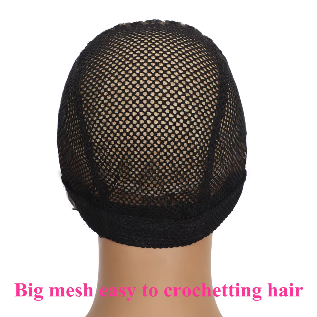 Bonnet de perruque avec cheveux de bébé sans nœuds