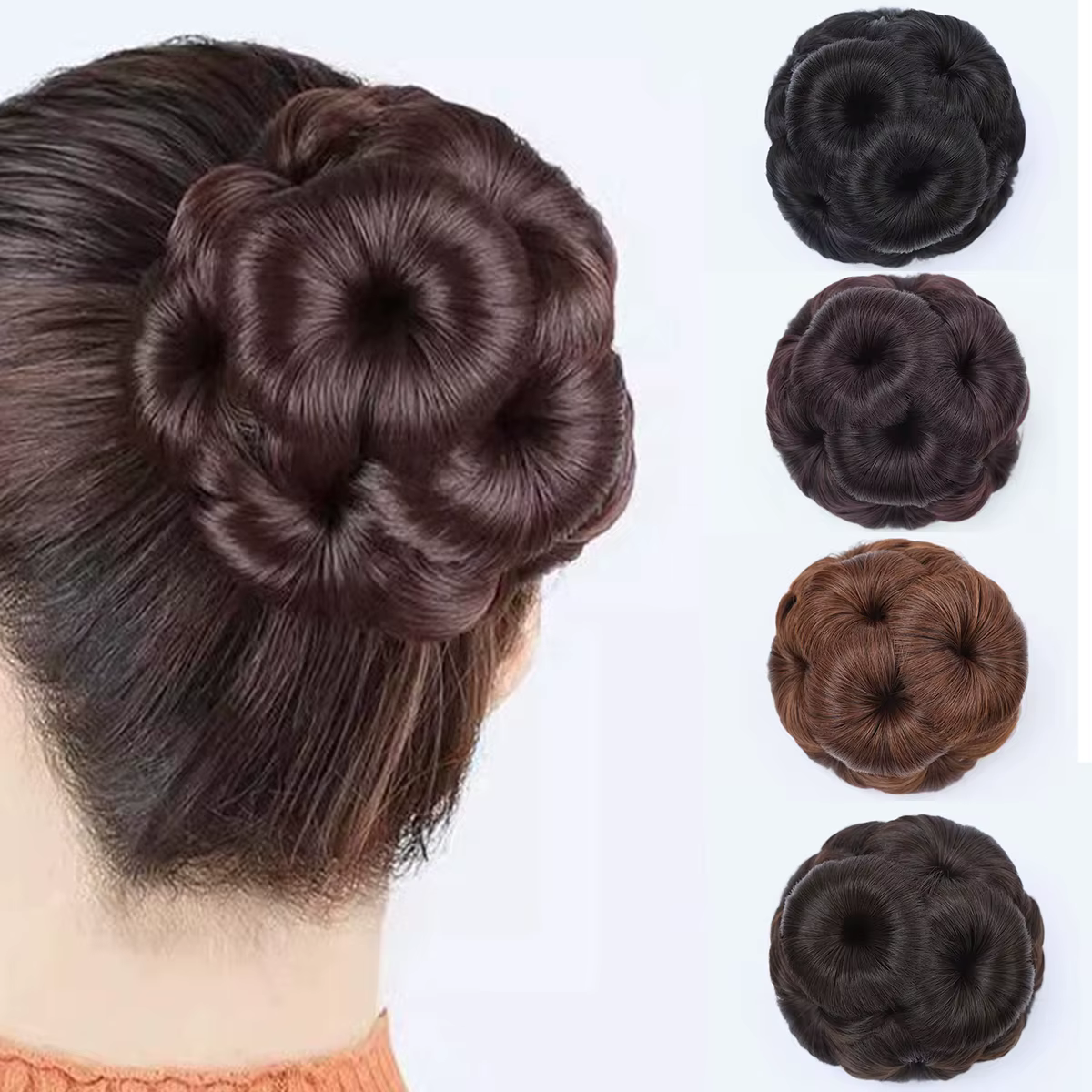 Les accessoires capillaires synthétiques à Clip sont naturels et faciles à prendre pour les Extensions de cheveux queue