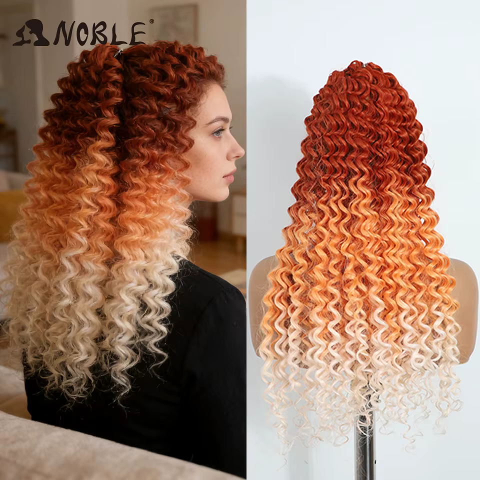 Extensions de cheveux synthétiques NOBLE de 24 pouces