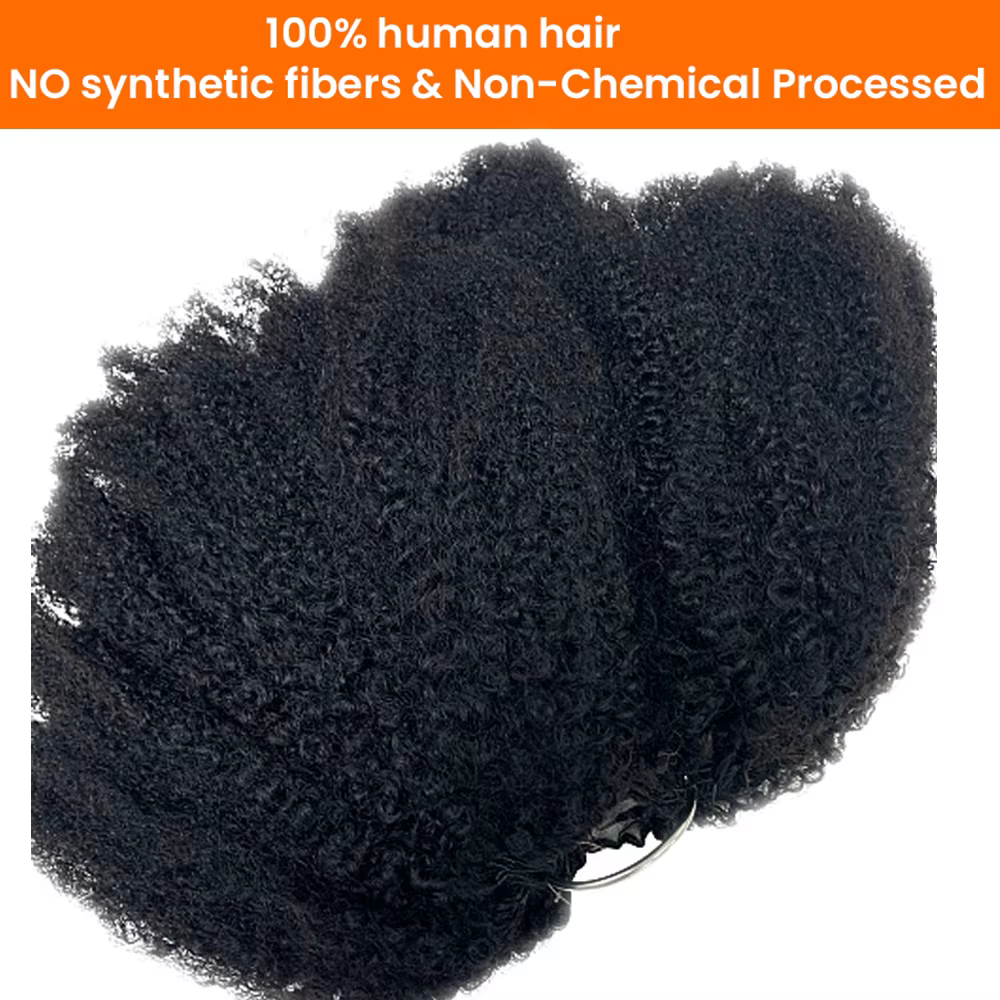 7 paquets de 350g d'extensions de cheveux bouclés afro au crochet