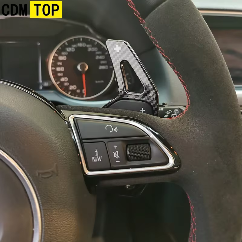 Extension de changement de vitesse pour volant Audi, accessoires Audi A3 S3 RS3 S4 A4 A5 S5 A6 S6 RS6 7 A7 S7 A8 S8 Q5 Q7 TT TTS