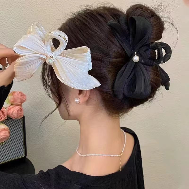 Pinces à cheveux avec nœud pour femmes