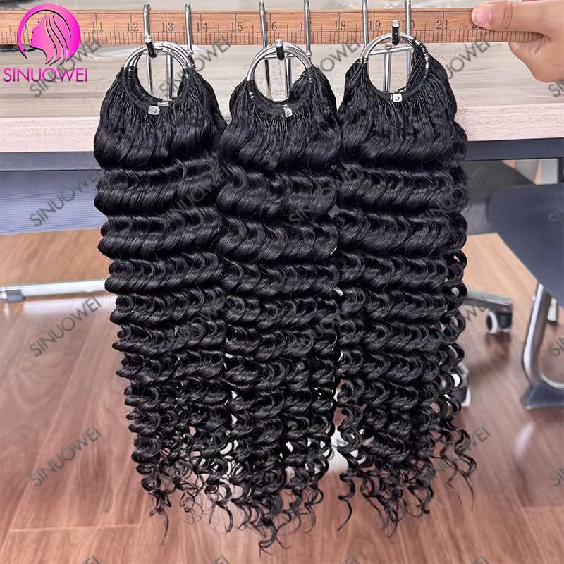 Extensions de cheveux humains au crochet