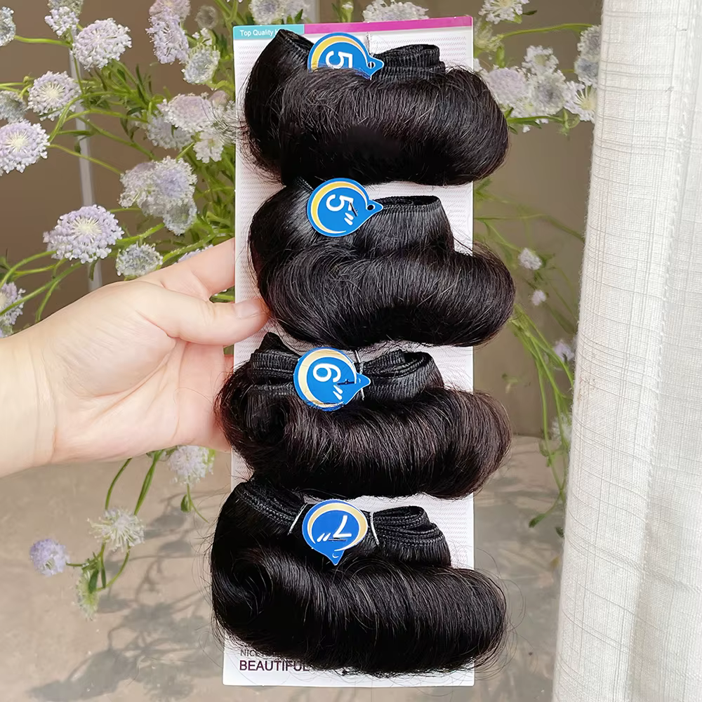 Tissage en lot brésilien 100% naturel bouclé