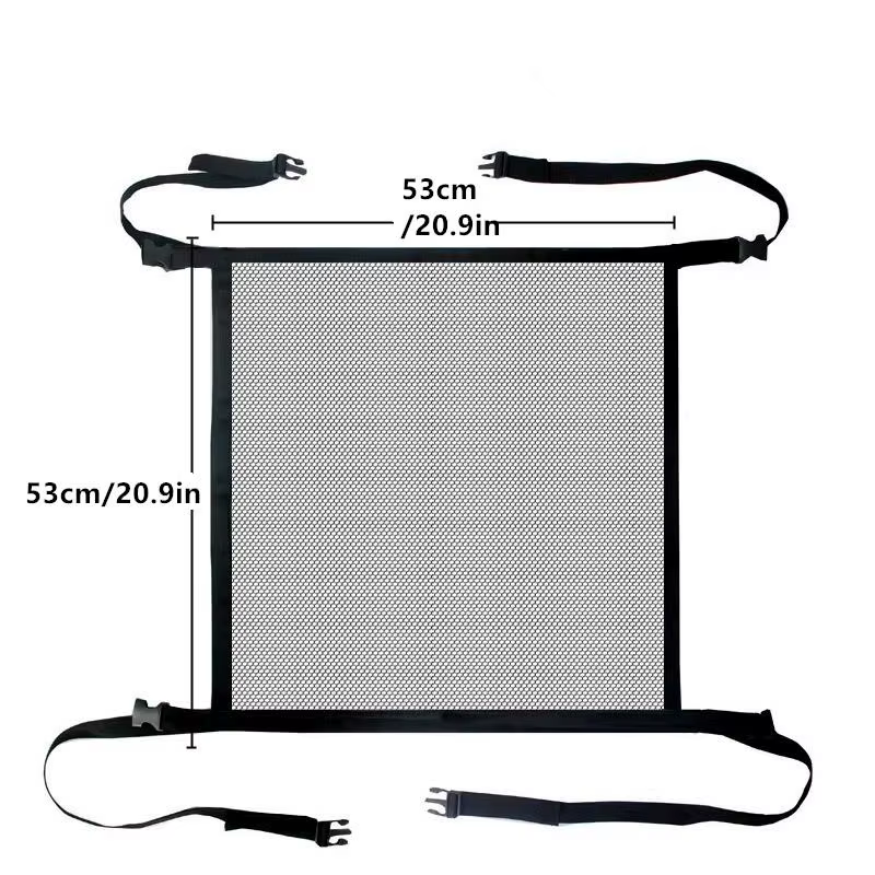 Barrière pour chien de grande taille pour voiture, filet de sécurité réglable en maille, protection flexible pour siège arrière, protection sécurisée du véhicule