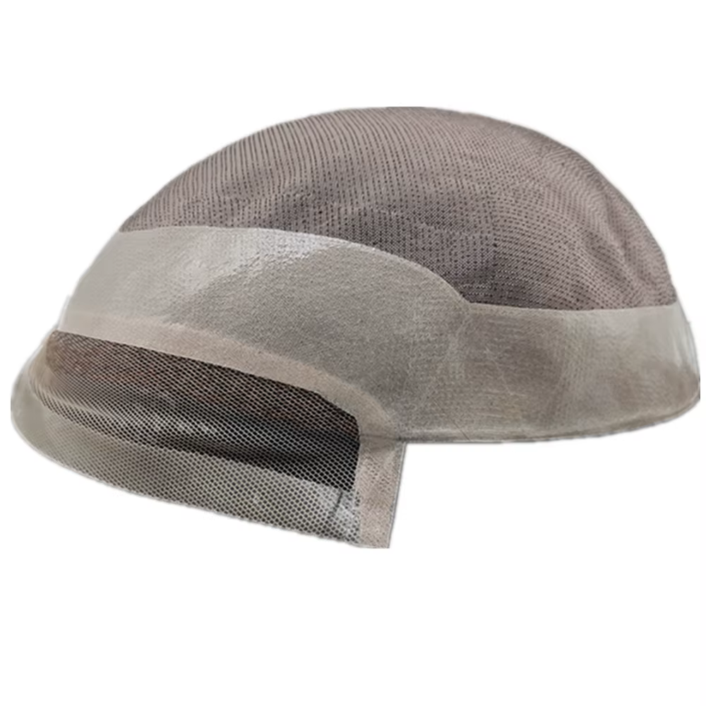 Toupet pour hommes Mono & NPU pièces de cheveux humains unités