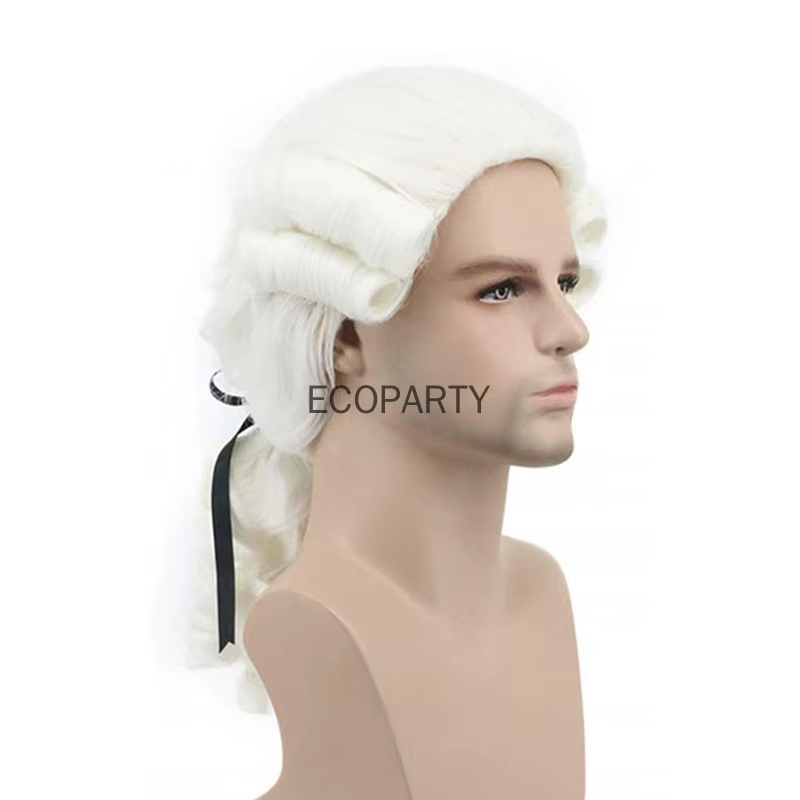 Perruque Synthétique Longue et Bouclée pour Cosplay Baroque