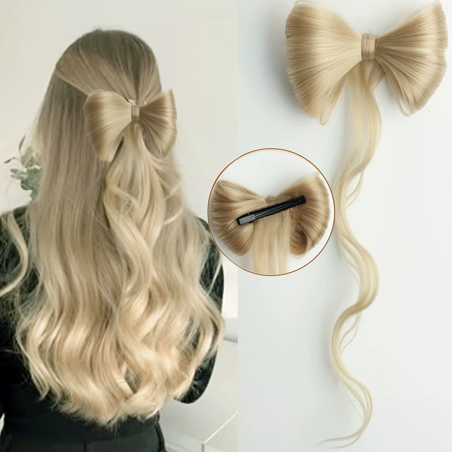 Chignon à nœud papillon