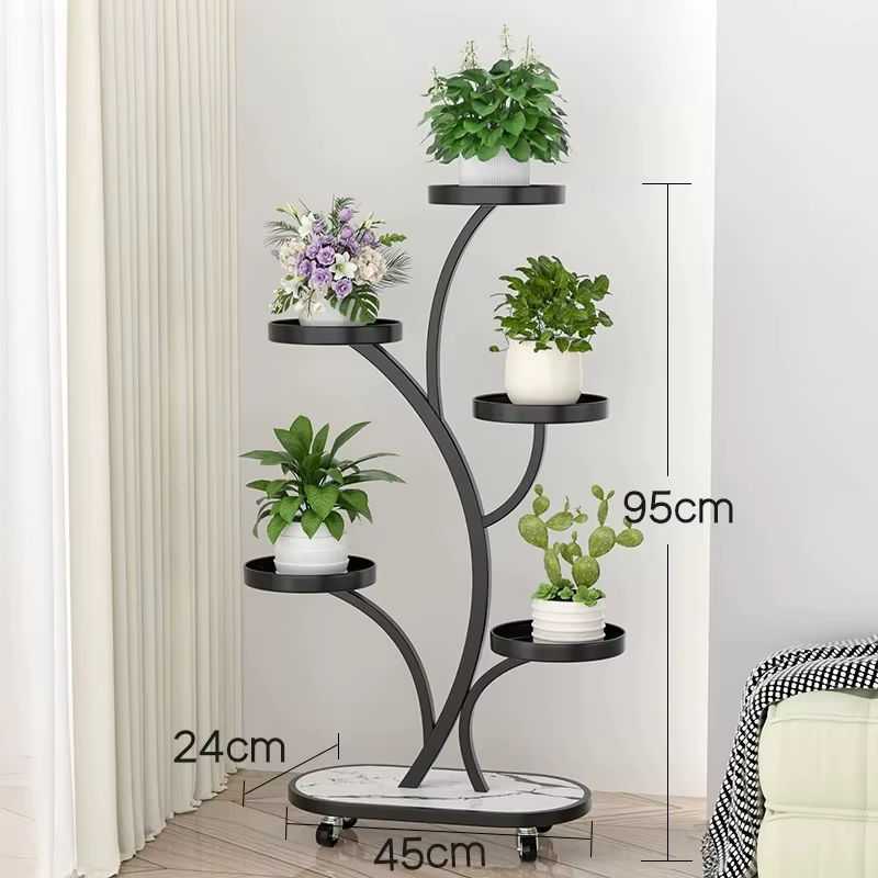 Étagères de rangement pour plantes de terrasse, serre, présentoirs décoratifs en métal, meubles de terrasse dorés pas chers, offre de mobilier de patio