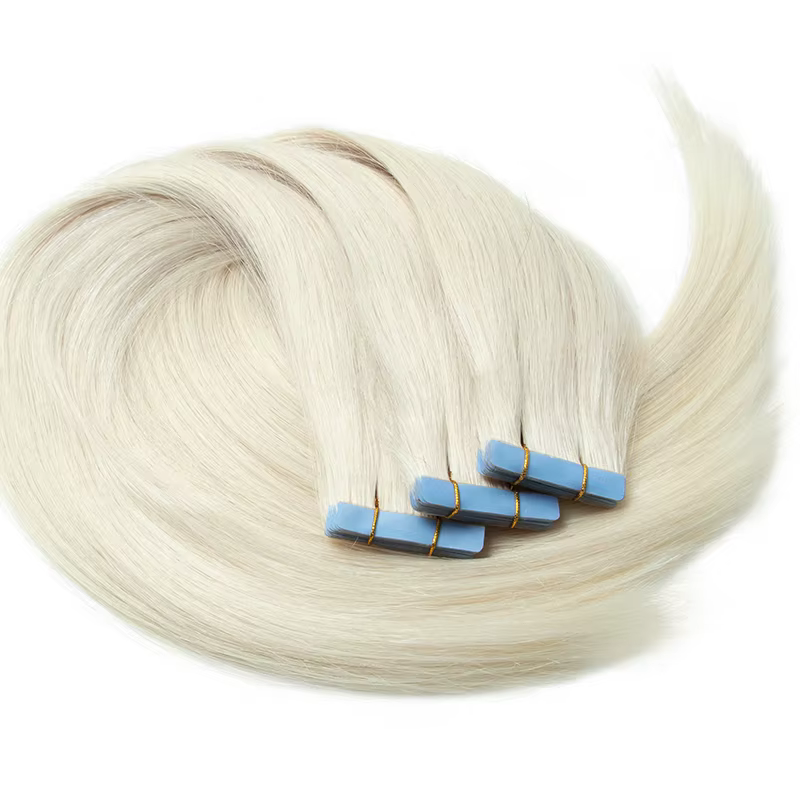 Extensions de cheveux invisibles à bandes adhésives