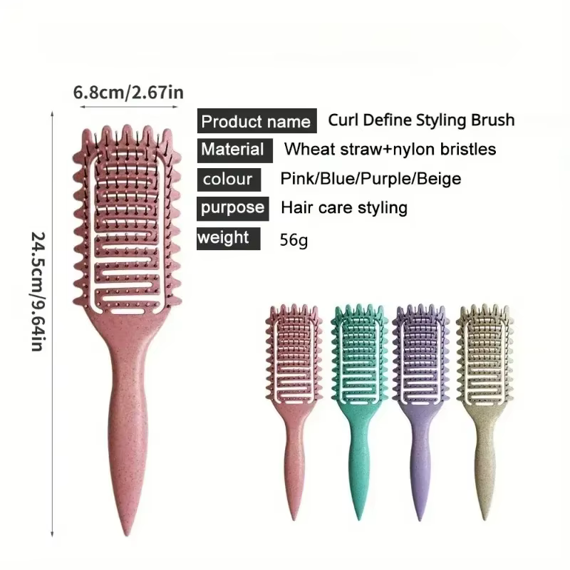 Brosse coiffante pour définir les boucles