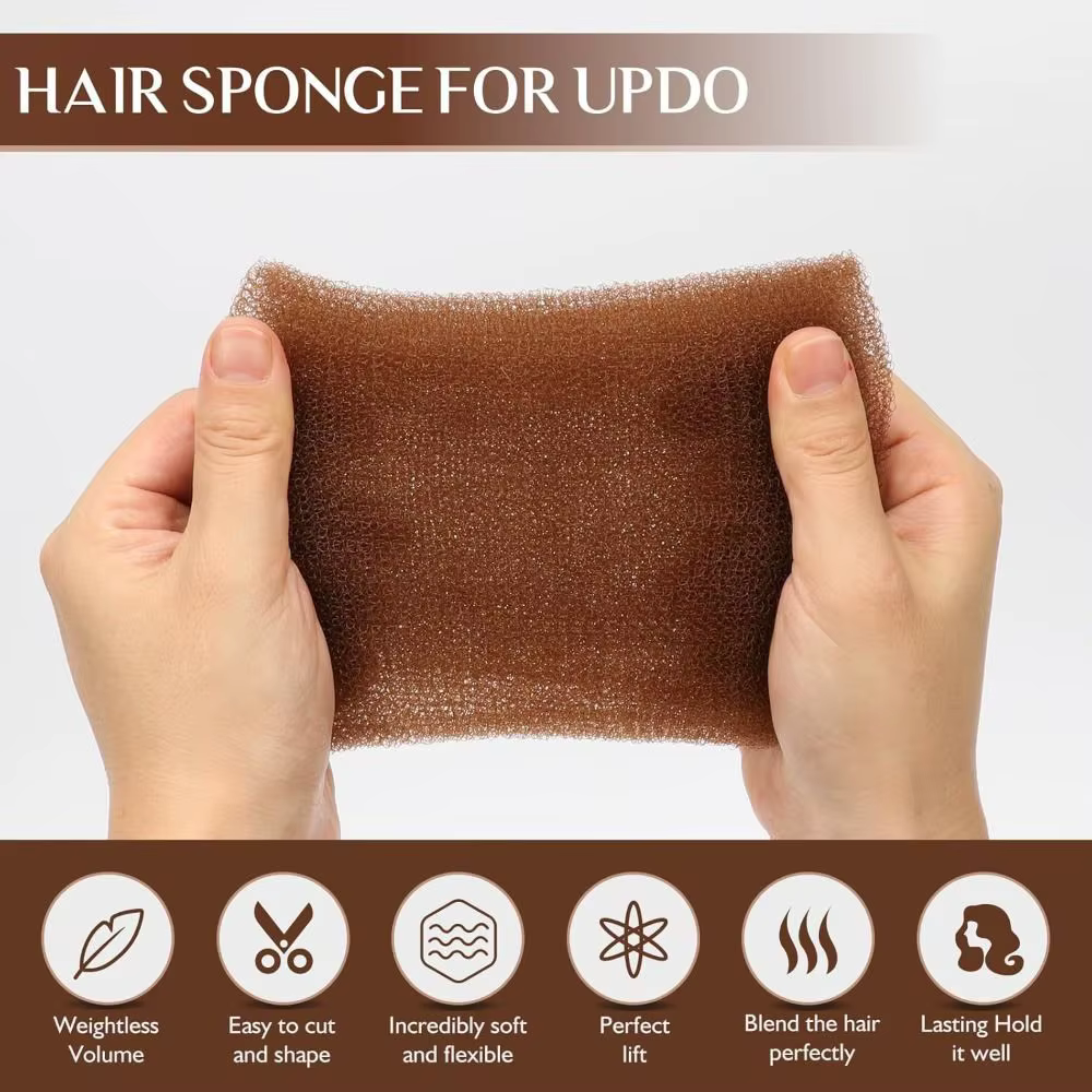 Éponge volumisante invisible pour cheveux