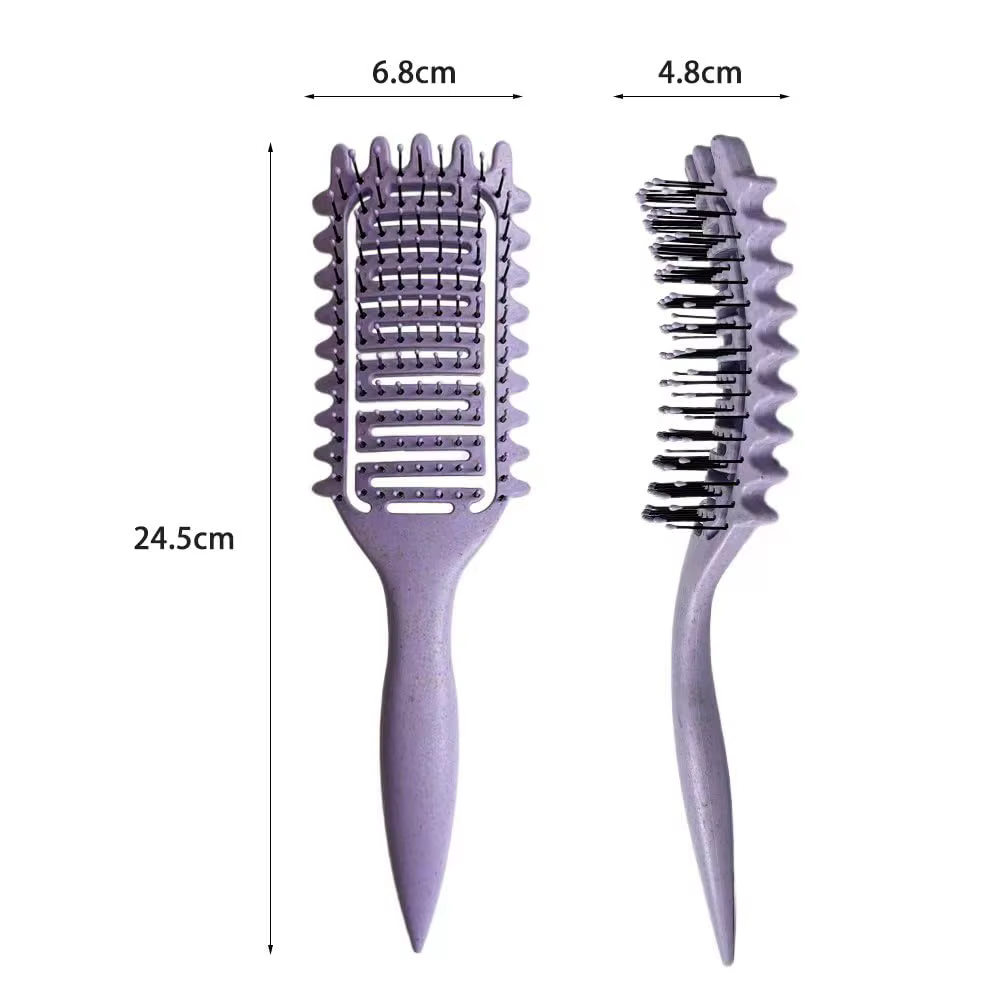 Brosse de coiffure 3 en 1 pour boucles
