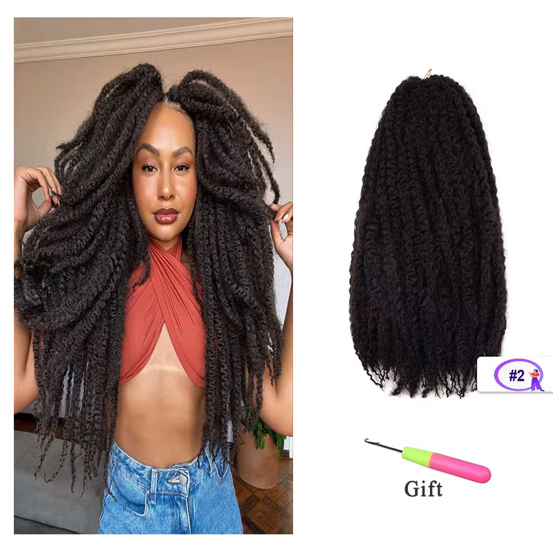 Marley Twist tressage cheveux 18 pouces de Long torsion cubaine