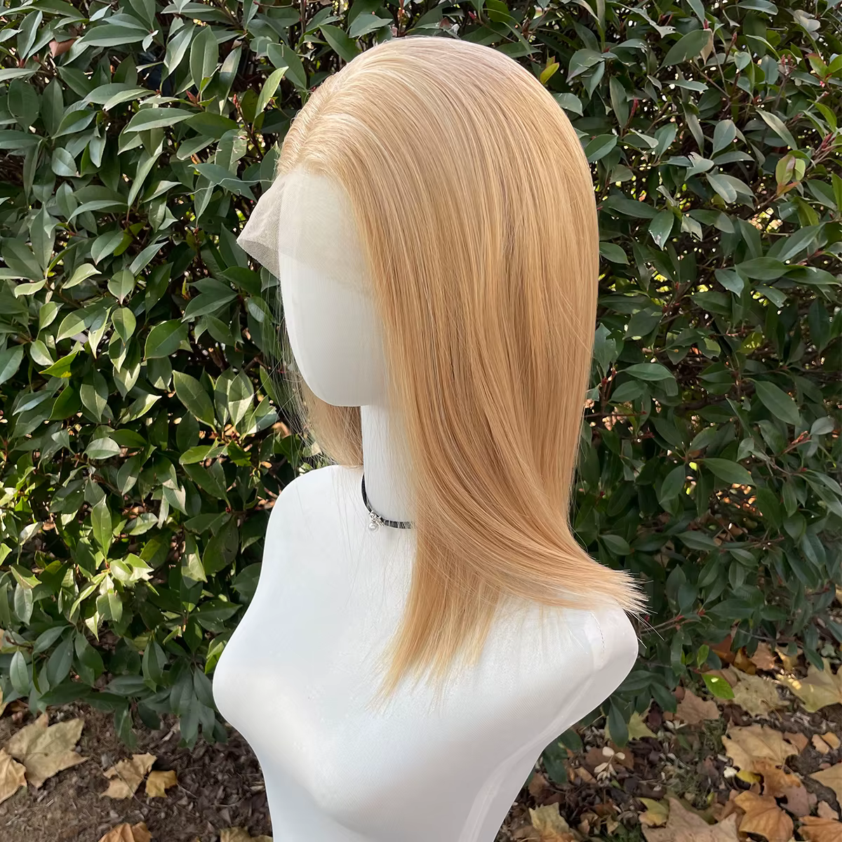 Perruque Lace Front Synthétique Blonde à Reflets Mixtes pour Femme