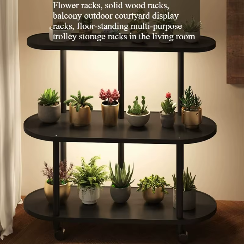 Étagère à plantes d'intérieur pour terrasse, rangement extérieur, support métallique pour plantes de style Mid-Century pour porche, mobilier de jardin et de patio