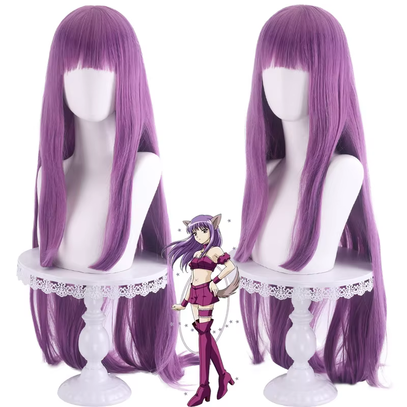 Perruque de Cosplay droite pour femmes