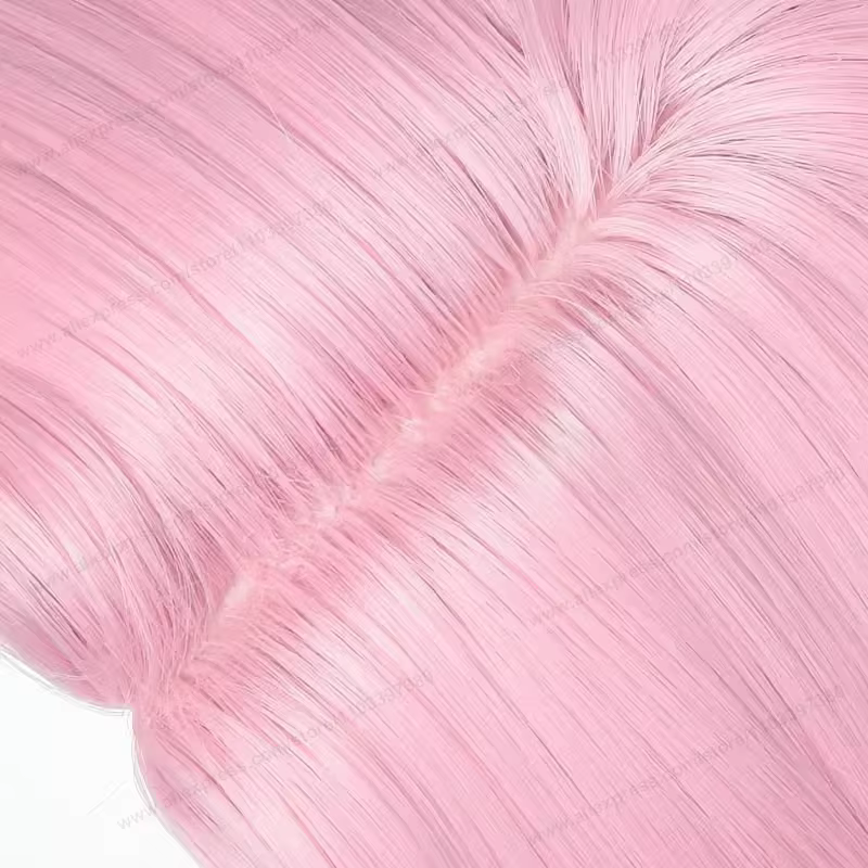 Fluttershy Cosplay perruque cheveux synthétiques unisexe 100 cm longue vague bouclée rose femmes