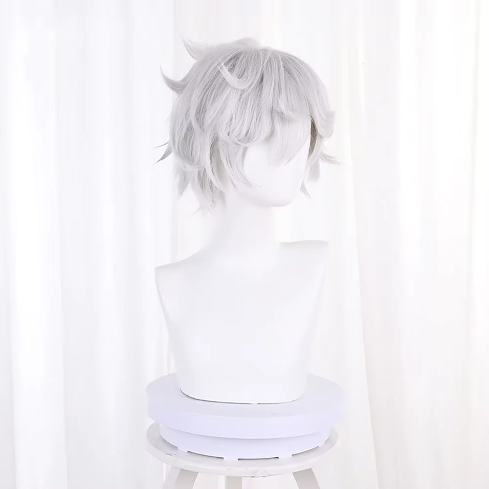 Gabimaru Anime Jigokuraku Perruque Courte Bouclée pour Hommes et Garçons
