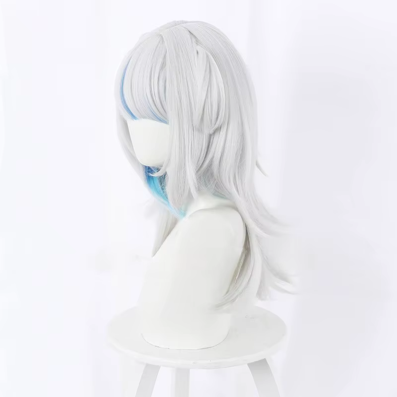 Anime Gawr Gura Cosplay Perruque