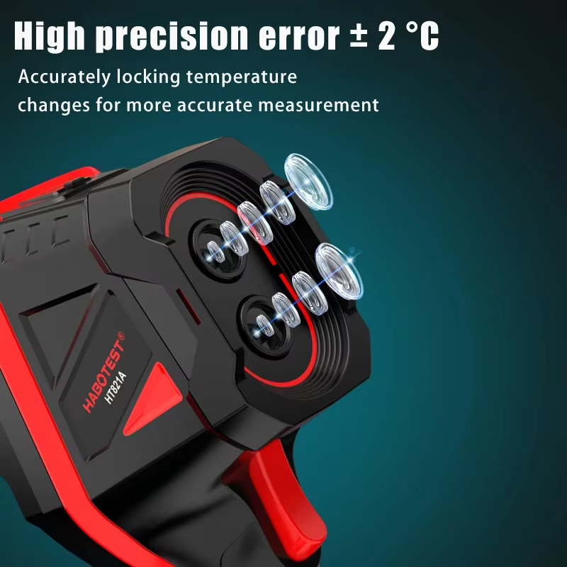 Caméra thermique rechargeable HABOTEST HT821A -20 ℃ ~550 ℃   Caméra thermique portative étanche à la poussière et aux chutes