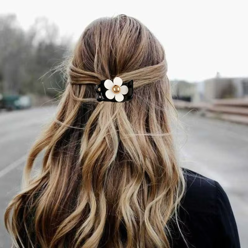 Pinces à cheveux fleur pour femmes
