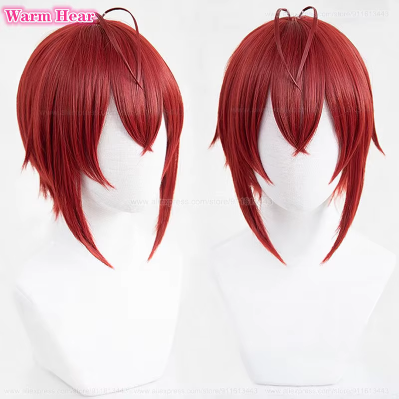 En Stock énigme Rosehearts perruque synthétique Anime 28 cm