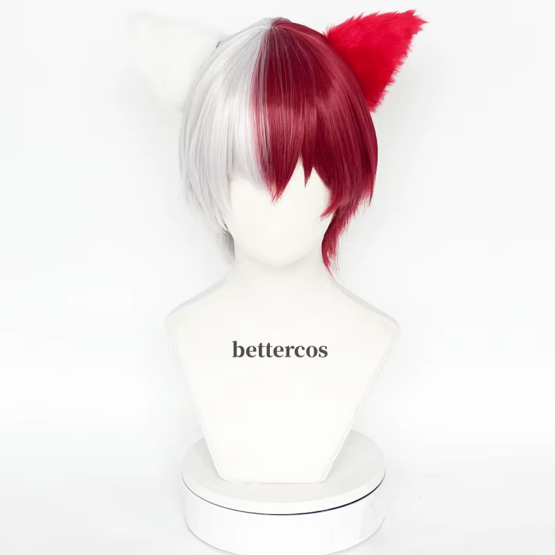 Perruque de Cosplay Boku no Shoto Todoroki Shouto de haute qualité