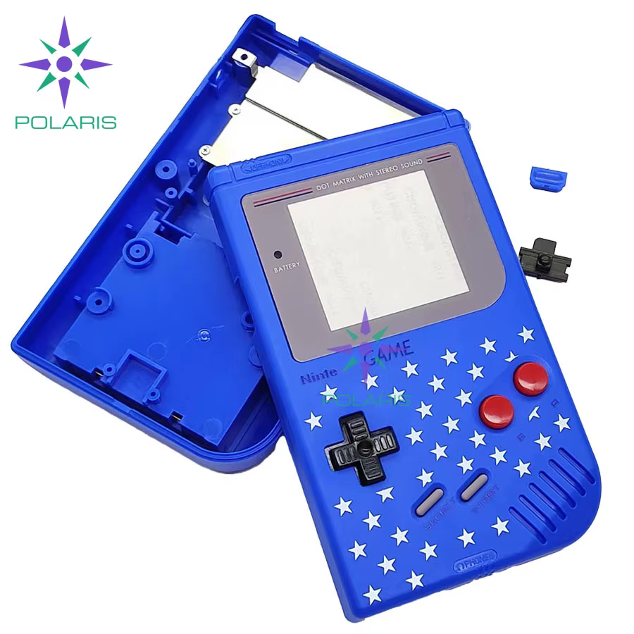 Ensemble complet de thème personnalisé, coque de boîtier de remplacement pour Gamboy GB DMG, coque de console classique avec boutons, coque limitée pour GB
