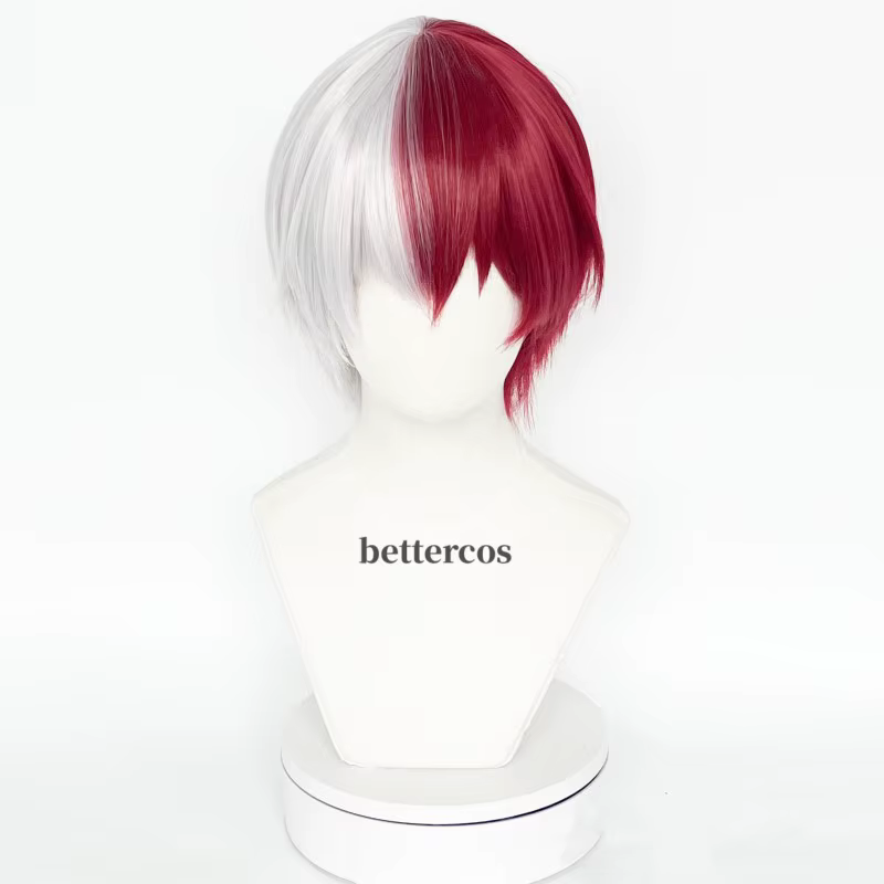 Perruque de Cosplay Boku no Shoto Todoroki Shouto de haute qualité