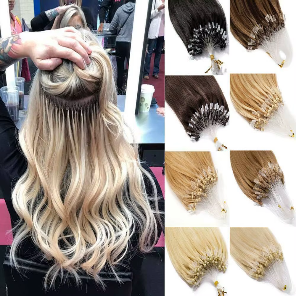 Extensions de cheveux à micro-anneaux 100% cheveux humains