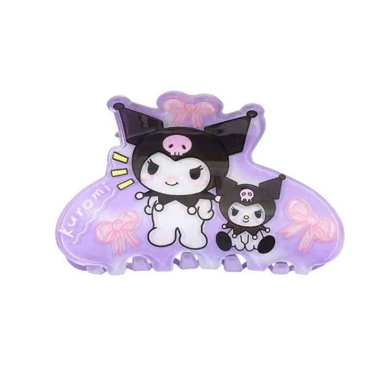 Pince à cheveux My Melody imprimée pour l'arrière de la tête