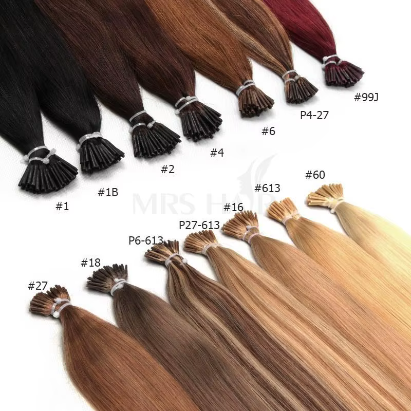 Je pointe les extensions de cheveux Vrais